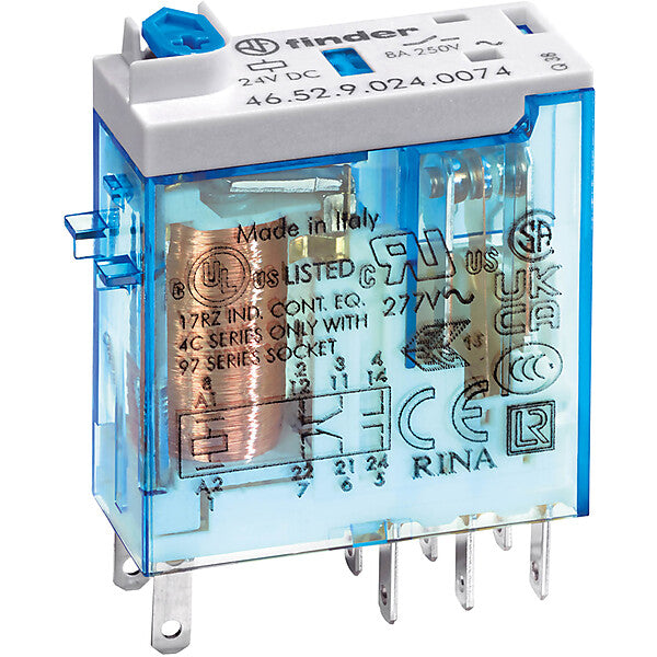 Finder Miniatur-Relais 2W 8A Spsp.12VDC 46.52.9.012.0040